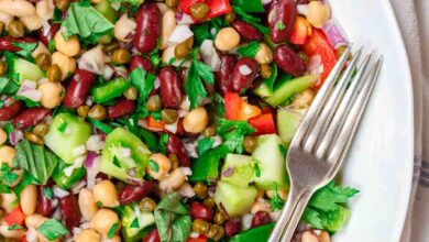 Three Bean Salad Recipe The Mediterranean Dish 2 1