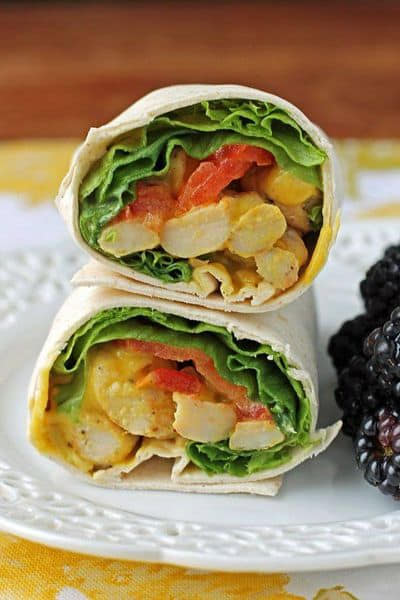 Home Made Honey Mustard Chicken Wraps Recipe Dieter24 