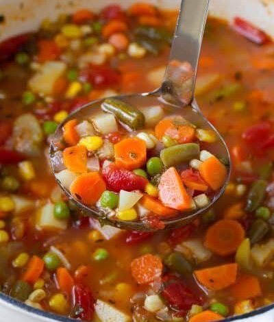 Home Made Fresh Vegetable Soup - Dieter24