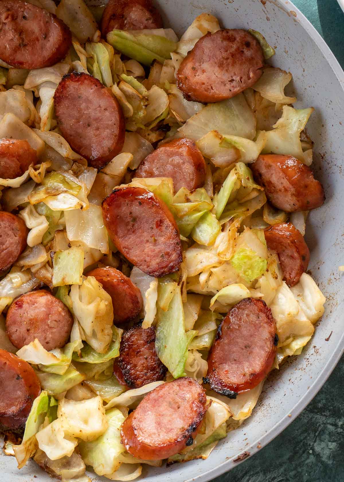 Sausage and Cabbage Skillet - Dieter24