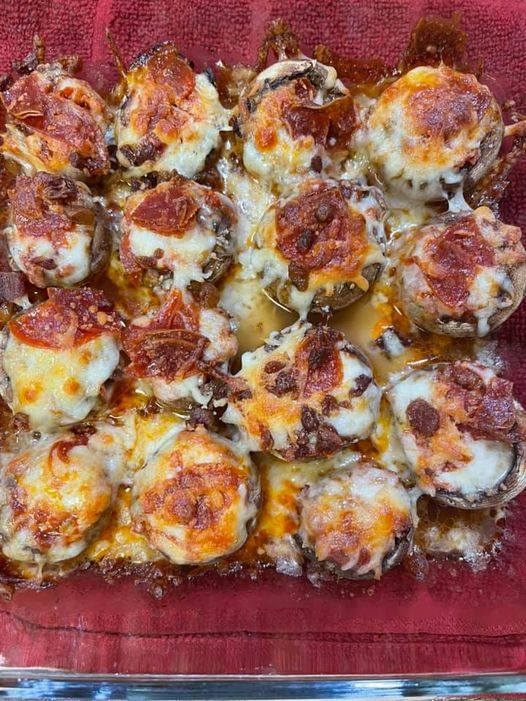 KETO MUSHROOM PIZZA BITES RECIPE Dieter24