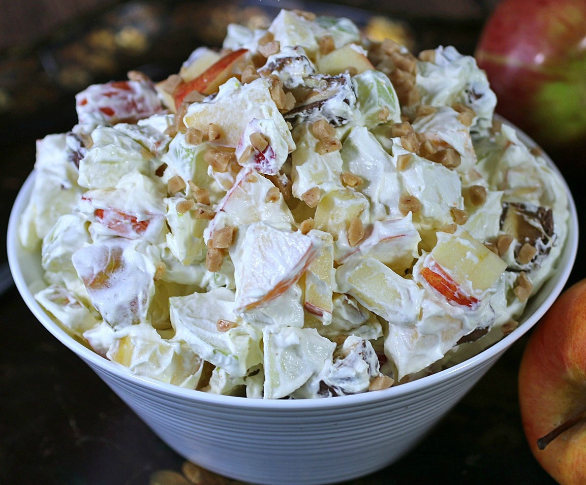 LIGHTENED UP SNICKERS AND APPLE SALAD Dieter24