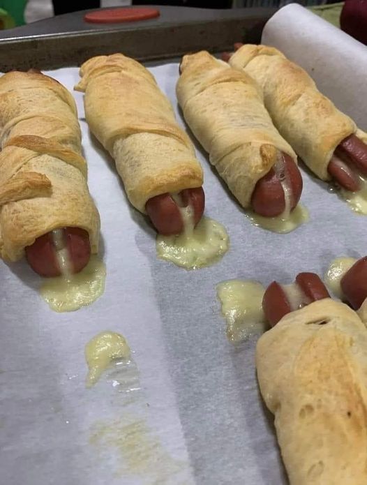 Air Fried Pigs In A Blanket W Cheese. - Dieter24