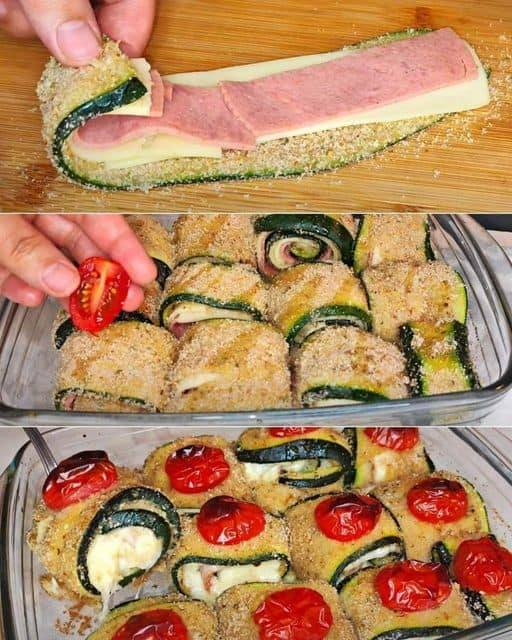 Keto Stuffed Zucchini Rolls - Dieter24