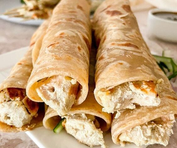 Chicken Malai Boti Roll Recipe - Dieter24