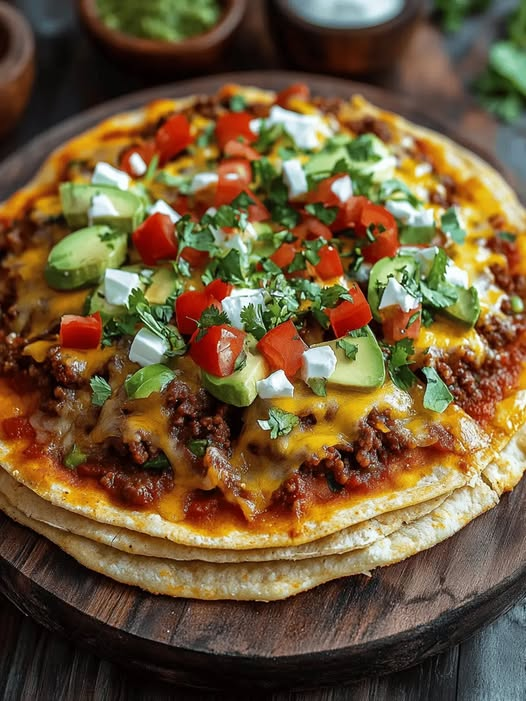 May be an image of gyro and pizza